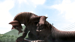 Awful creature penetrated holes of a young 3d female creature