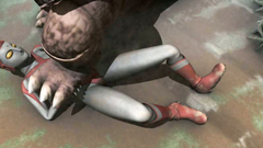 Awful creature penetrated holes of a young 3d female creature