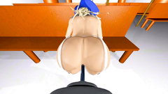 Extremely busty 3d blonde slut gets deeply drilled