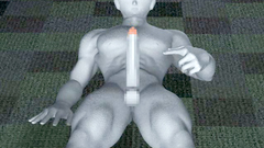 Huge dicks of horny creature her double penetrating hot 3d girl