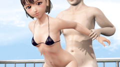 Outdoor 3d porn with fabulous young babe sexing near the pool