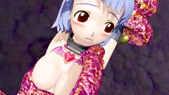 Gigant hottie is fucking a small boy and then other 3d beauty gets banged