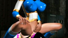 Busty and flexible beauty is fucking with a hung 3d dude