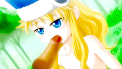 Weirf cock creatures are fucking young blonde hotties in their mouth