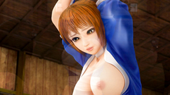 Double penetration of a 3d babe with with tits in BDSM porn