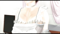 Sexy maid and her girlfriend with big tits are fucking