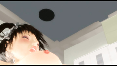 Sexy maid and her girlfriend with big tits are fucking