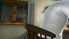 Watch big tits of a 3d hottie bounce and the mouth get fucked