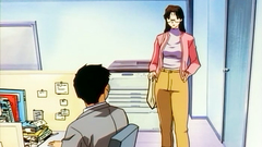 Horny office worker fucks in office cute brunette secretary