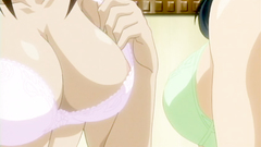 Young big titted hentai babe gets lot of cum in her mouth