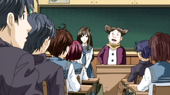 New schoolgirl with perfect body skillfully dealt with dicks of their classmates