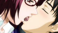 New schoolgirl with perfect body skillfully dealt with dicks of their classmates