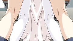 Sexy skinny hentai schoolgirl with cameltoe twat fucks with her classmates