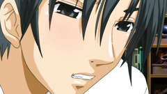 Young pretty cartoon babe in sexy lingerie swallows huge cock