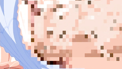 Short-haired big breasted hentai babe molested and seduced for sex