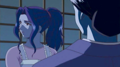 Two big dicks penetrate in wet pussy and anal holes of charming hentai girl