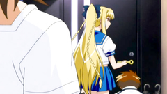 Sexy girl Sailor Moon with long blonde hair gets cock in her tight cunt