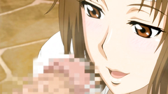 Hot oral games in the warm springs between naked couple