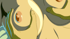 Busty naked babe with trimmed cunt gets creampied