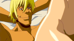 Handsome blond-haired dude fucks his submissive slave