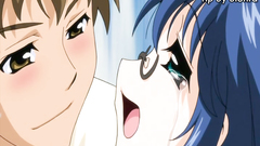 Lovely kissing between two naughty cartoon heroes