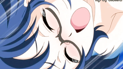 Lovely kissing between two naughty cartoon heroes