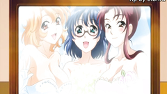 Three kinky cartoon cuties with sexy bodies are fucking wildly