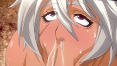 Titjob by two amazingly big tits of a gorgeous cartoon hottie