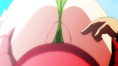 Bikini bra is too big got this hottie with big tits in hentai movie