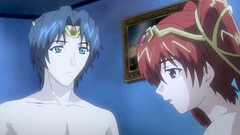 Hentai porn with a busty redhead banged by two dudes