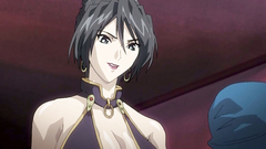 Hentai porn with a busty redhead banged by two dudes