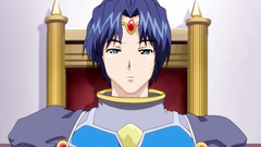 Brunette and redhead with stunning bodies are having sex with a kinky hentai dude