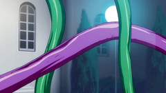 Lovely big breasted redhead bondaged and abused by tentacles