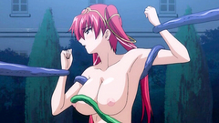 Caught and fucked busty redhead moans for mercy