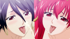 Naughty naked hentai bitches adore fresh and sticky jizz