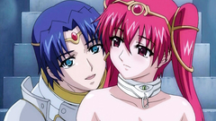 Submissive redhead princess blows cock and gets cum covered