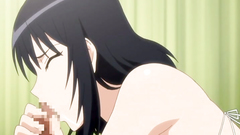 Two naughty teens sharing one big cock together