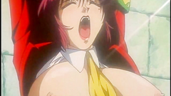 Sexy innocent babe in glasses with huge tits abused by the mistress