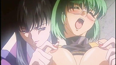 Sexy innocent babe in glasses with huge tits abused by the mistress