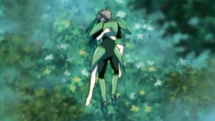 Naked and beautiful elf with long hair gets into a big trouble