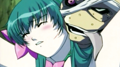 Naked and beautiful elf with long hair gets into a big trouble