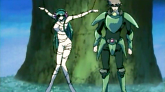 Naked and beautiful elf with long hair gets into a big trouble