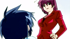 Busty redhead sucks her boyfriend's hard dick