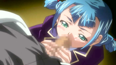 Horny schoogirl takes cock in her tiny mouth