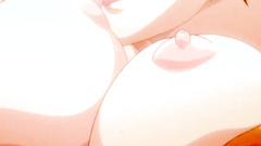 Fabulous hentai babe with big boobs is having her twat stretched