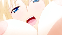 Amazing blondy with big tits is cramming with a young dude