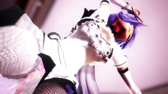 【SEX TOY-MMD】Cheongsam HAKU - Erotic Dance【R-18】