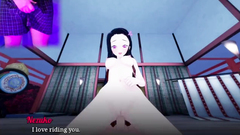 Nezuko Does All She Can To Please a Dick
