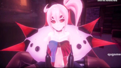 Monster Girl Island | Hentai anime teen with big tits is getting her pussy creampied