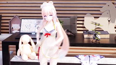 0446 -【R-18 MMD】 Genshin Impact 原神 Sangonomiya Kokomi 珊瑚宫心海 还是你的笑容最可爱